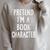 Pretend I'm A Book Character Lazy Easy Halloween Costume Raglan Sleeve Sweatshirt Heather Forest