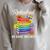 Radicalized By Basic Decency Books LGBT Flag Pride Gay Month Raglan Sleeve Sweatshirt Heather Forest