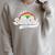 I Read Banned Books Comfort Colors Crop Top Raglan Sleeve Sweatshirt Heather Forest