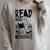 Read More Books Ghost Halloween Reading Teacher Literacy Raglan Sleeve Sweatshirt Heather Forest
