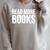 Reader Book Lover Read More Books Raglan Sleeve Sweatshirt Heather Forest