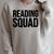Reader Book Lover Reading Squad Raglan Sleeve Sweatshirt Heather Forest