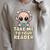 Take Me To Your Reader Cute Kawaii Alien Book Lover Pun Raglan Sleeve Sweatshirt Heather Forest
