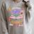 Reading 6 7 Meme Six Seven Cozy Book Lover Teacher Raglan Sleeve Sweatshirt Heather Forest