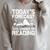 Reading Art For Men Women Bookworm Reading Book Lovers Raglan Sleeve Sweatshirt Heather Forest