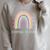 Reading Book Club English Teacher Writer Cute Colorful Men Women Raglan Sleeve Sweatshirt Heather Forest