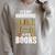 Reading Book Nerd Hoarder Bookworm Hoarding Raglan Sleeve Sweatshirt Heather Forest