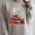 Reading Books Librarian Reader Nerd It's Fine Teacher School Raglan Sleeve Sweatshirt Heather Forest