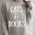 Reading Quote Cats & Books Reader Librarian Cat Mom Kitten Raglan Sleeve Sweatshirt Heather Forest Reading Quote Cats & Books Reader Librarian Cat Mom Kitten Raglan Sleeve Sweatshirt Heather Forest