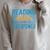 Reading Is My Superpower Read Books Lover Womens Mens Raglan Sleeve Sweatshirt Heather Forest