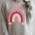 Reading Is My Thing Book Bookworm Teacher Rainbow Girl Raglan Sleeve Sweatshirt Heather Forest