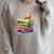 Reading Watercolor Books Love Books Girls Raglan Sleeve Sweatshirt Heather Forest