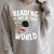 Reading Is Out Of This World Space Books Lover Performance Raglan Sleeve Sweatshirt Heather Forest