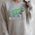 Readsaurus Reader Book Tyrannosaurus T-Rex Dinosaur Jurassic Raglan Sleeve Sweatshirt Heather Forest