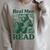 Real Men Read Cute Bear Tea Book Lover Men Boys Reading Premium Tri-Blend Raglan Sleeve Sweatshirt Heather Forest