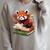 Red Panda Reading Book Animal Bookworm Raglan Sleeve Sweatshirt Heather Forest