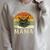 Retro Floral Homeschool Mama Wildflower Book Stack Aesthetic Raglan Sleeve Sweatshirt Heather Forest