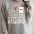 Rock Paper Scissors Nothing Beats Reading Book Lover Humor Raglan Sleeve Sweatshirt Heather Forest