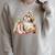 Shih Tzu Dog Garden Collections Books And Strawberries Raglan Sleeve Sweatshirt Heather Forest