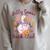 Silly Goose Book Club Reading Girl Raglan Sleeve Sweatshirt Heather Forest