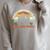 Slightly Distracted From Dogs And Books Retro Vintage Raglan Sleeve Sweatshirt Heather Forest