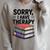 Sorry I Have Therapy Bookworm Bibliophile Reading Raglan Sleeve Sweatshirt Heather Forest