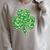 St Patricks Day Bookworm Shamrock Book Lover Raglan Sleeve Sweatshirt Heather Forest