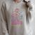 Star Wars The Book Of Boba Fett Galactic Neon Poster Raglan Sleeve Sweatshirt Heather Forest