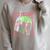 Star Wars The Book Of Boba Fett Helmet Text Stack Raglan Sleeve Sweatshirt Heather Forest