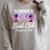 Summer Retro Book Club Beach Vacation Raglan Sleeve Sweatshirt Heather Forest