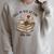 Tale As Old As Time Book Lover Floral Raglan Sleeve Sweatshirt Heather Forest