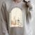 Tale As Old As Time Rose Candle And Book Raglan Sleeve Sweatshirt Heather Forest