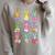 Teacher Easter Reading Bunnies Book Lover Bunny Raglan Sleeve Sweatshirt Heather Forest