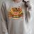 Thanksgiving Turkey Reading Book Fall Season Teacher Costume Raglan Sleeve Sweatshirt Heather Forest