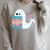 Threadless Grey Sky Chai Trans Book Pride Ghost Graphic Raglan Sleeve Sweatshirt Heather Forest