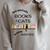 Time Spent With Books & Cats Is Never Wasted Raglan Sleeve Sweatshirt Heather Forest Time Spent With Books & Cats Is Never Wasted Raglan Sleeve Sweatshirt Heather Forest