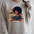 History Month Afro Women Girls Book Lover Librarian Premium Tri-Blend Raglan Sleeve Sweatshirt Heather Forest