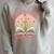 Unearth a Story 2026 Summer Reading Program Flowers Book Raglan Sleeve Sweatshirt Heather Forest