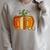 Vintage Book Pumpkin Autumn Fall Librarians Bookworm Teacher Raglan Sleeve Sweatshirt Heather Forest