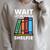 Wait Let Me Take A Shelfie Bookworm Book Pun Nerd Raglan Sleeve Sweatshirt Heather Forest