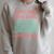 When I Think About Books I Touch My Shelf Book Lover Raglan Sleeve Sweatshirt Heather Forest