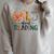 Wild About Reading Library Day Reading Books And Bookworm Raglan Sleeve Sweatshirt Heather Forest