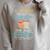 Woman Survives On Books And Yarn Crocheter Crocheting Raglan Sleeve Sweatshirt Heather Forest