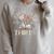 Women's 1996 Chapter Thirty 30th Birthday Decoration Wildflower Book Raglan Sleeve Sweatshirt Heather Forest