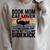 Women's Book Mom Cat Lover Reading With My Felline Sidekick Raglan Sleeve Sweatshirt Heather Forest