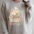 Women's Books Coffee Repeat Cute Reading Lover Raglan Sleeve Sweatshirt Heather Forest