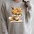 Women's Cute Fox Reading Book Lover Animal Graphic Baby Portrait Raglan Sleeve Sweatshirt Heather Forest