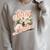 Women's I'm Booked Floral Book Lovers Readers Raglan Sleeve Sweatshirt Heather Forest