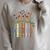 Women's Juneteenth 1865 Freedom Books Botanical Wildflower Graphic Raglan Sleeve Sweatshirt Heather Forest