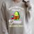 Women's Just A Girl Who Loves Jesus And Avocados And Books Raglan Sleeve Sweatshirt Heather Forest